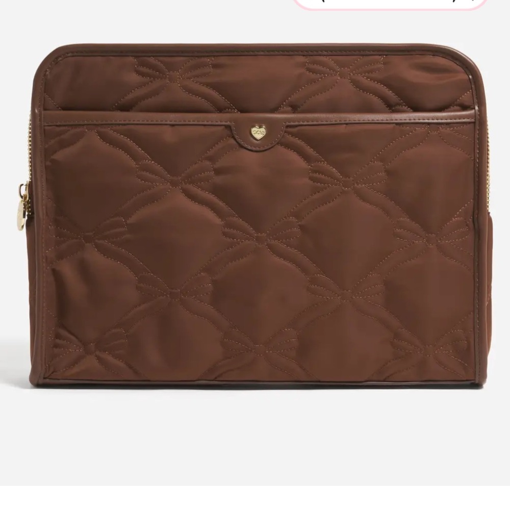 Stoney Clover Lane - brown bow laptop case 
NWT!!!